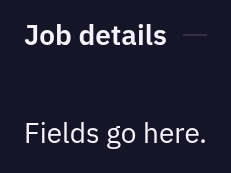DmFieldGroup — default, dark theme