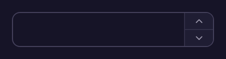 DmNumberInput — default, dark theme