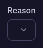 DmSelect — empty, dark theme
